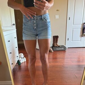 Old Navy jeans shorts, high-rise size 4